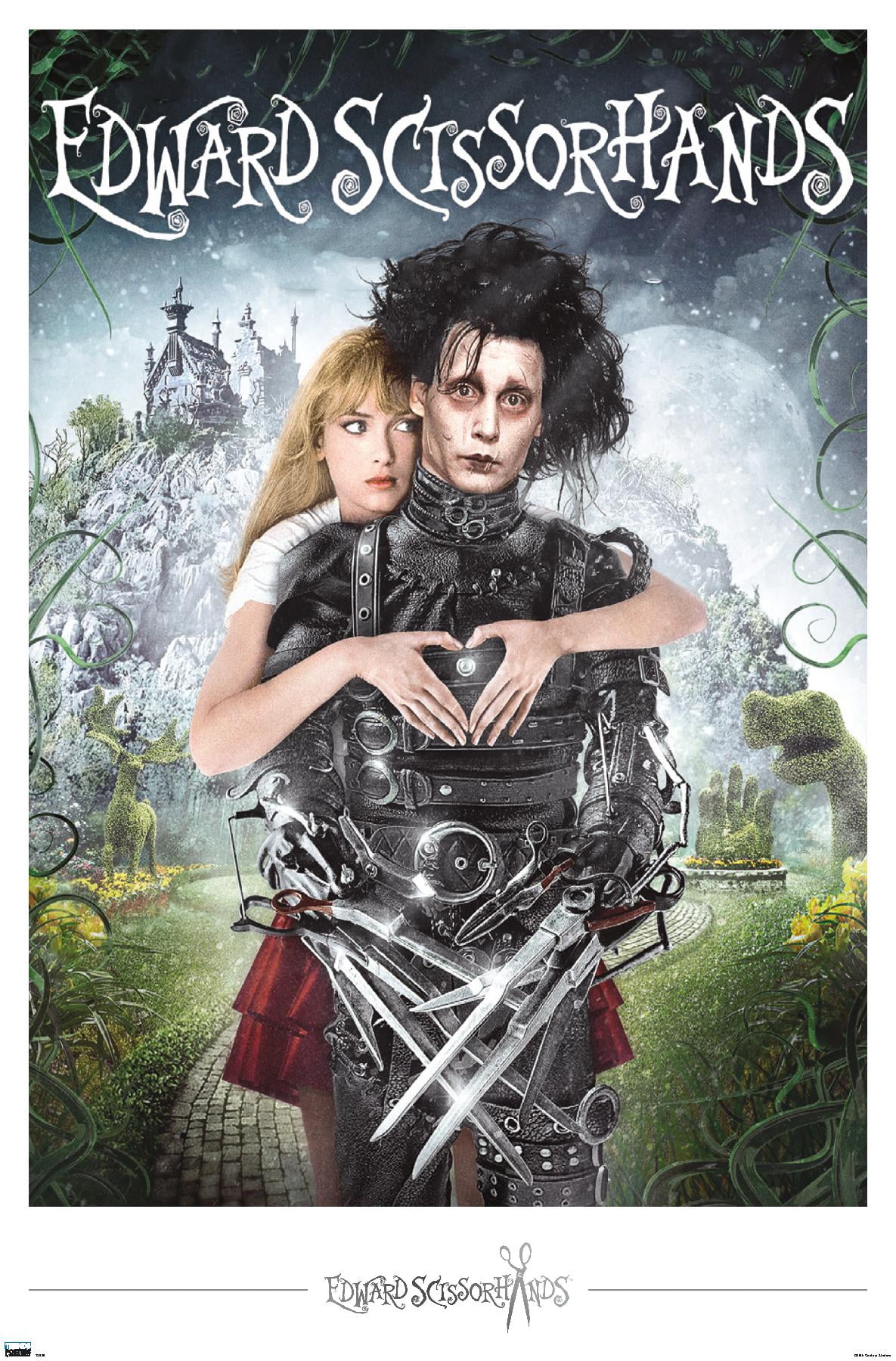 Edward Scissorhands - Heart Wall Poster, 14.725" x 22.375"