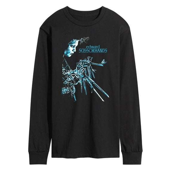 Edward Scissorhands - Movie Poster - Men's Long Sleeve Graphic T-Shirt