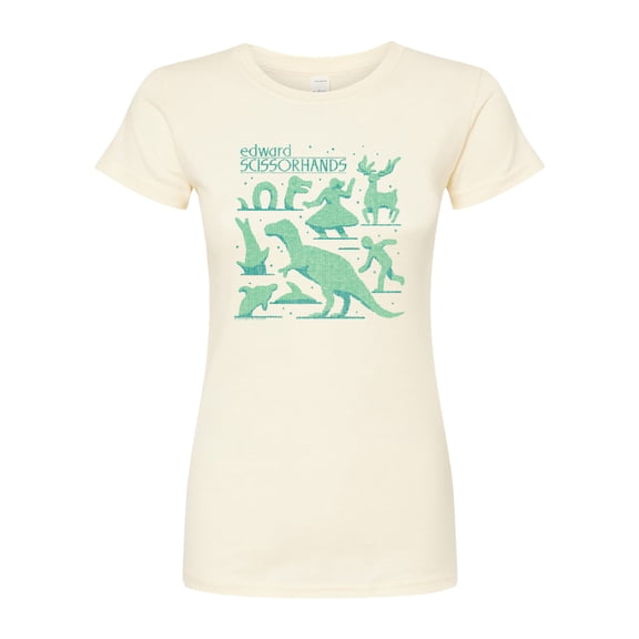 Edward Scissorhands - Topiary - Juniors Fitted Graphic T-Shirt