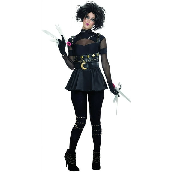 Edward Scissorhands Women's Halloween Fancy-Dress Costume for Adult, XS