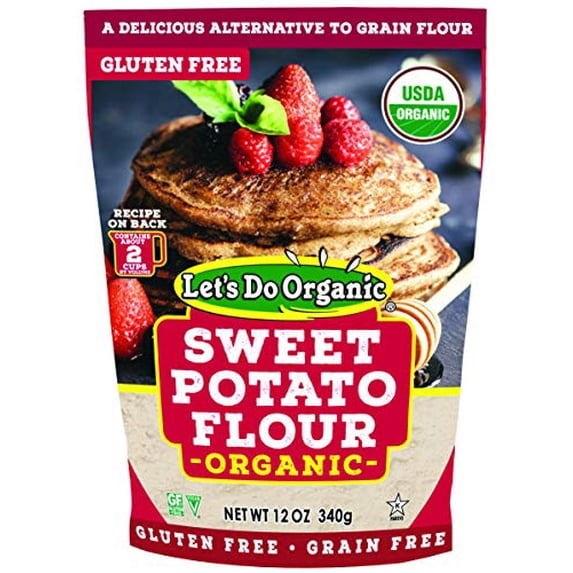 Let's Do Organic Gluten Free Organic Grain Free Sweet Potato Flour 12 oz