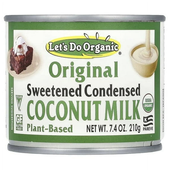 Edward & Sons, Let's Do Organic, Sweetened Condensed Coconut Milk, Original , 7.4 oz Pack of 3