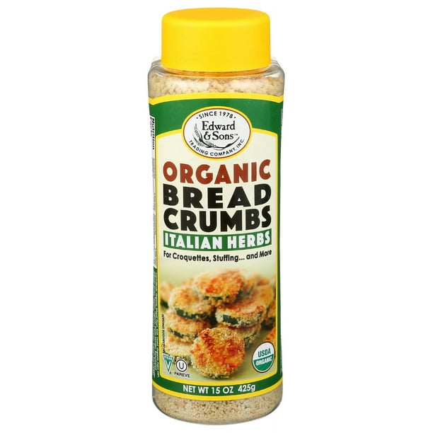 Edward & Sons Organic Breadcrumbs Italian Herbs 15 Oz