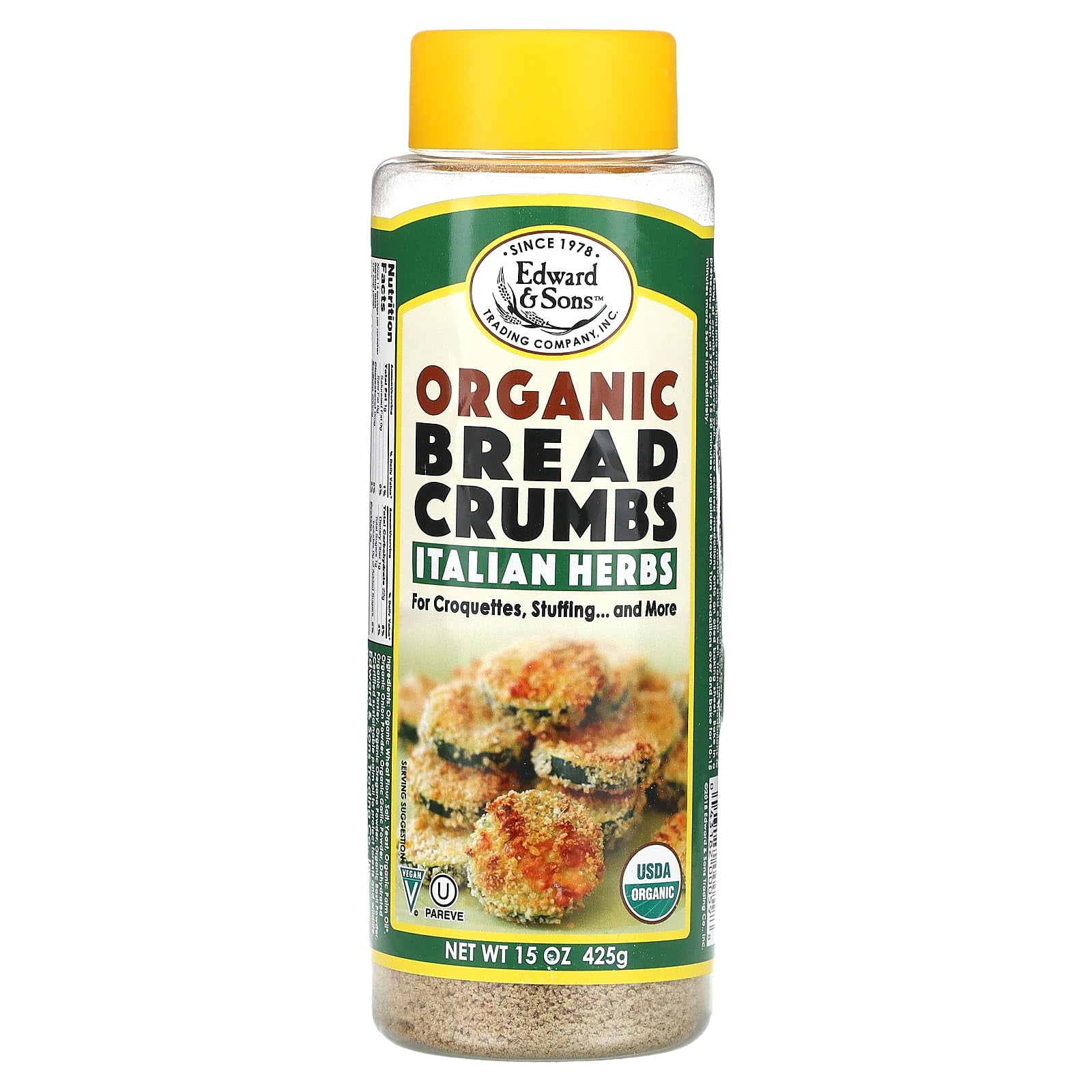 Edward & Sons Organic Breadcrumbs Italian COC1Herbs -- 15 oz