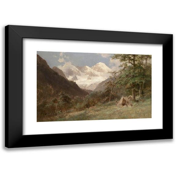 Edward Theodore Compton 18x13 Black Modern Framed Museum Art Print Titled - Landscape in the Caucasus