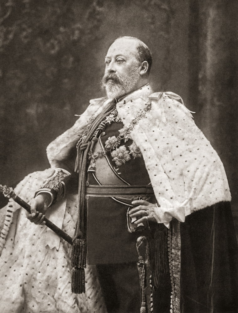 Edward VII 1841 Canvas Art - Ken Welsh Design Pics (12 x 16)