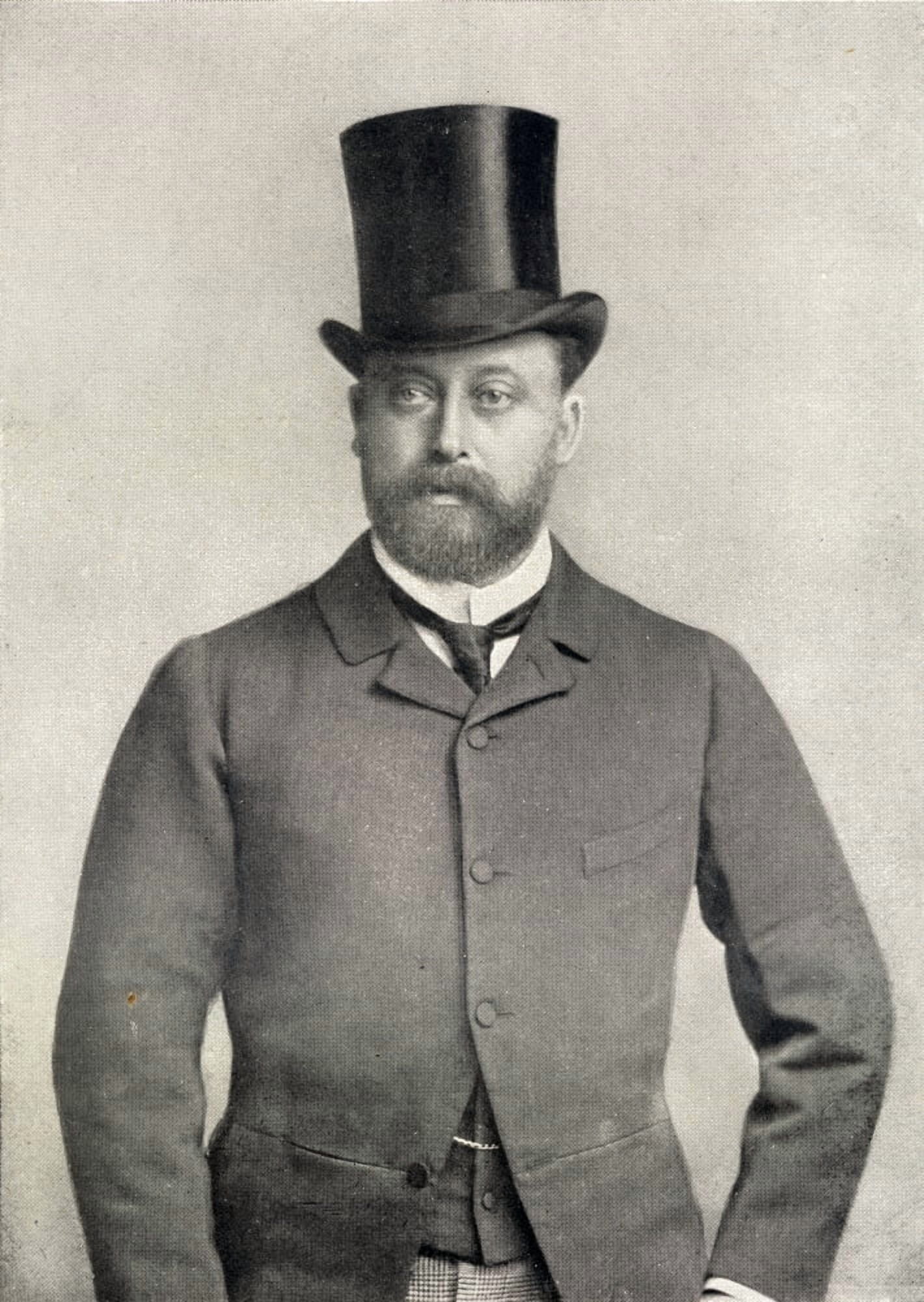Edward Vii 1841-1910 King Of England 1901-1910 Canvas Art - Ken Welsh Design Pics (12 x 17)