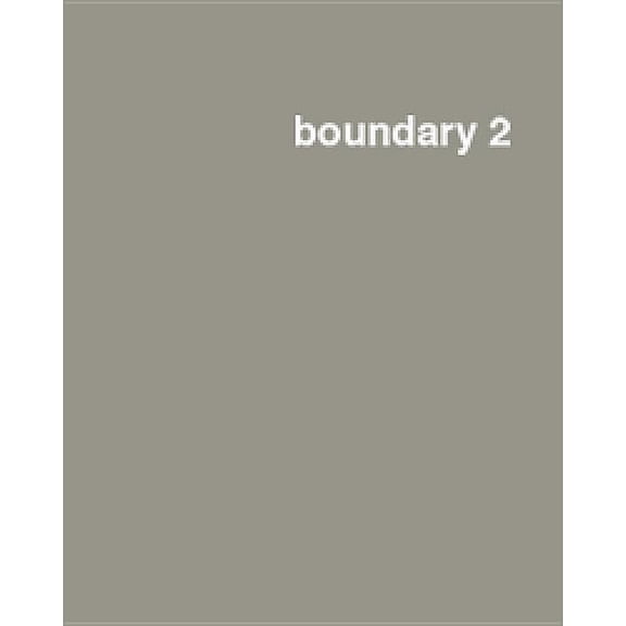 Pre-Owned Boundary 2 Book Edward W. Said: Volume 25, (Paperback)