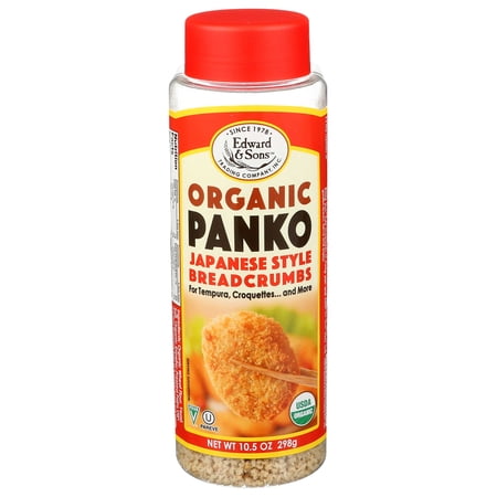 Edward and Sons Organic Panko Bread Curmb, 10.5 Ounce -- 6 per case.