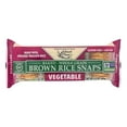 thumbnail image 1 of Edward and Sons Organic Vegetable Brown Rice Snaps - Case of 12 - 3.5 oz., 1 of 2