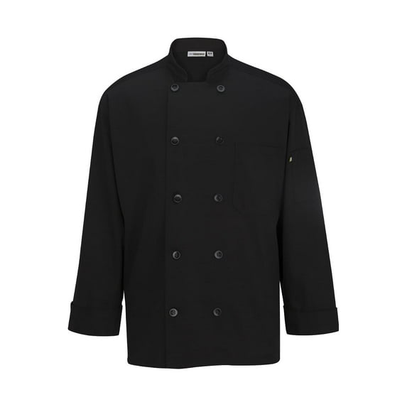 Edwards 10 Button Chef Coat With Mesh
