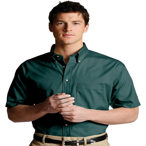Edwards [1230] Men'S Easy Care Short Sleeve Poplin Shirt