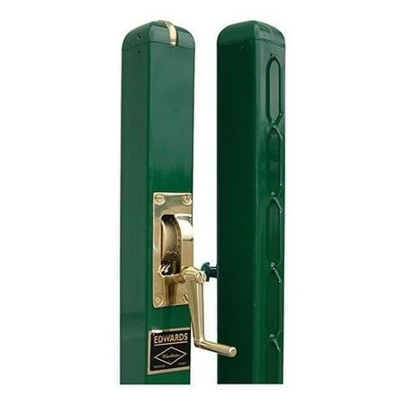 Edwards 1234459 3 in. Wimbledon Square Posts, Green