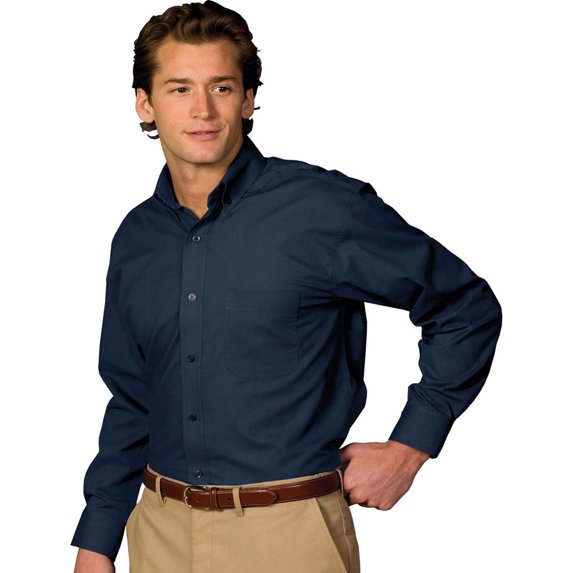 Edwards 1295 Long Sleeve Men's Poplin Shirt