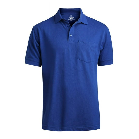 Edwards 1505 Blended Pique Short Sleeve Polo Shirt With Pocket
