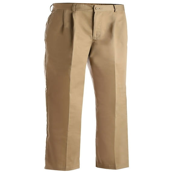 Edwards 2630 Men'S All Cotton Pleated Pant, 36 UL, TAN