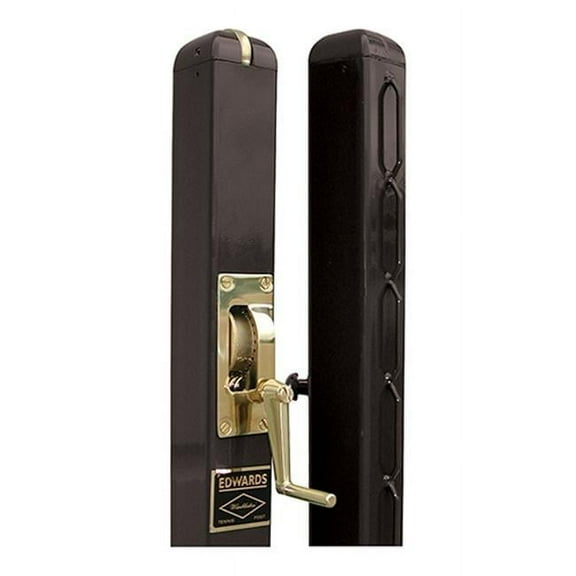 Edwards 1234442 3 in. Wimbledon Square Posts, Black
