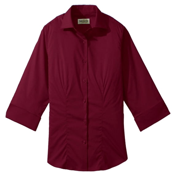 Edwards 5033 Ladies 3/4 Sleeve Cuff Blouse