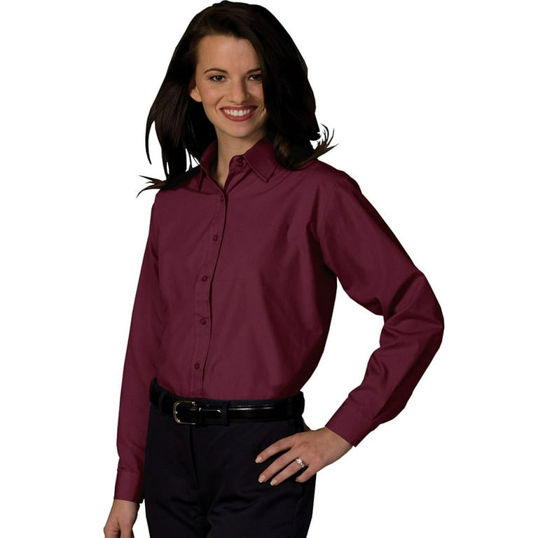 Women's Long Sleeve Broadcloth Shirt