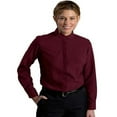 thumbnail image 1 of Edwards 5392 Ladies Batiste Banded Collar Shirt, BURGUNDY, 2XL, 1 of 2