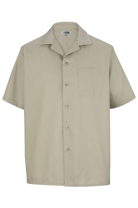 Big And Tall Easy Care Matching Button Poplin Camp Shirt, Style 1029