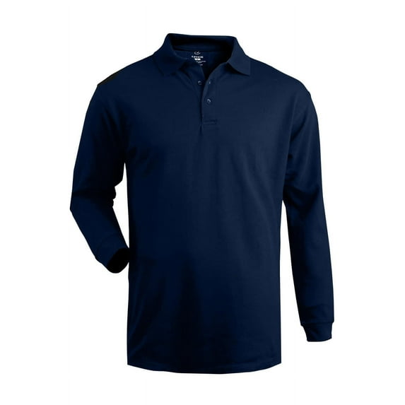 Edwards Blended Pique Long Sleeve Polo