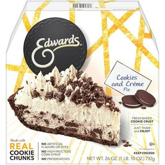 Edwards Cookies N Cream Pie, 26 Ounce -- 6 per case.
