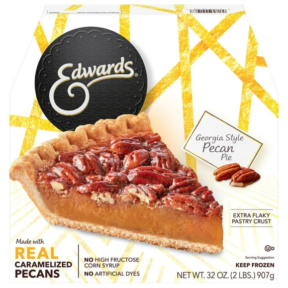 Edwards Desserts Frozen Georgia Style Pecan Pie, 32.0 oz