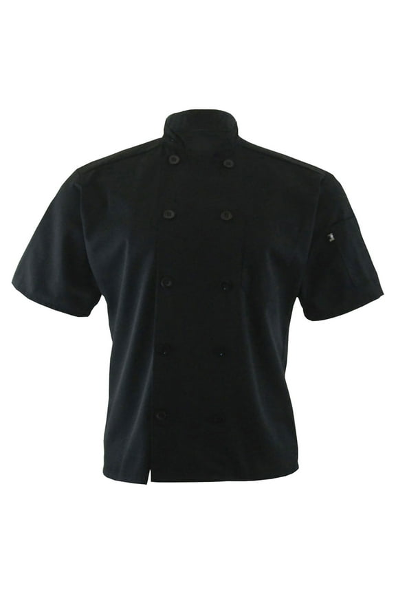 Garment 10 Button Short Sleeve Chef Coat, Style 3306