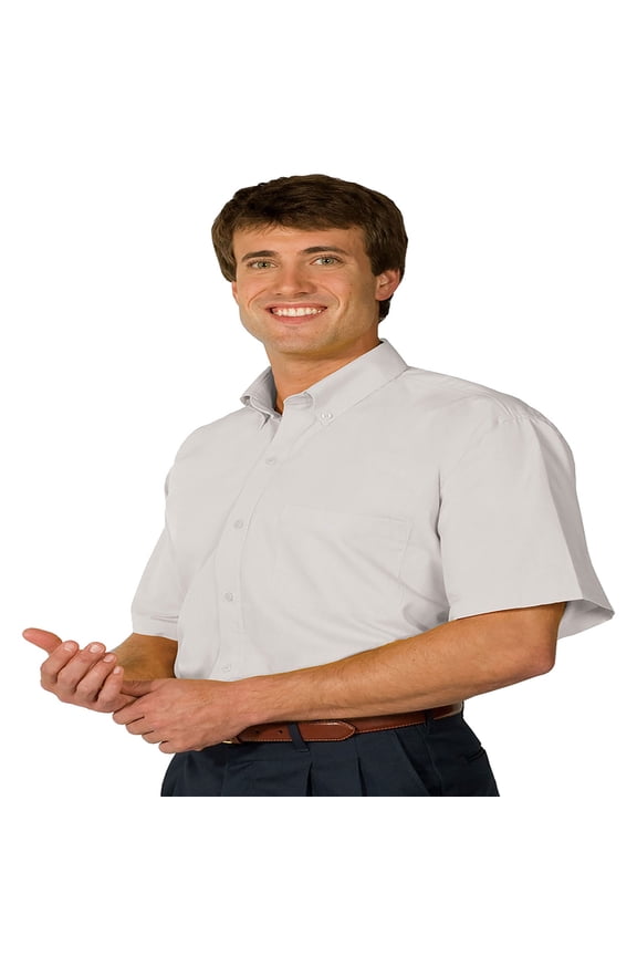 Garment [1245] Men'S Lightweight Short Sleeve Poplin Shirt