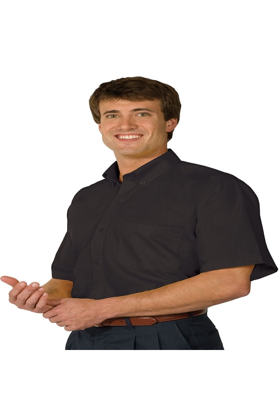 Garment [1245] Men'S Lightweight Short Sleeve Poplin Shirt