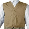 thumbnail image 1 of Edwards Garment Button Down Front Pockets Apron Vest, Style 4106, 1 of 1