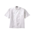 thumbnail image 1 of Unisex Classic Short Sleeve Poly Cotton Chef Coat 3331, 1 of 1