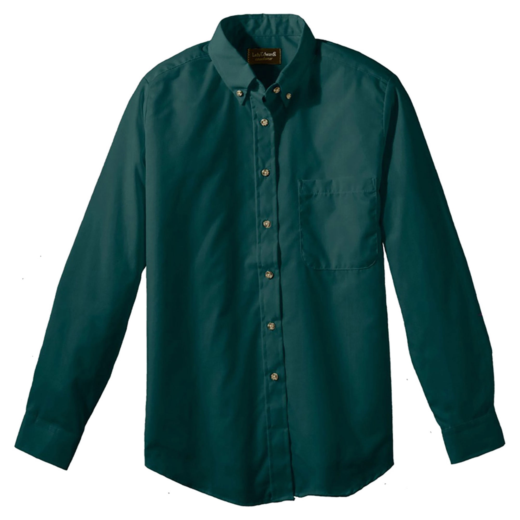 Edwards Garment Men's Easy Care Long Sleeve Work Shirt - 65% Polyester/35% Cotton, Wrinkle Resistant - View #12