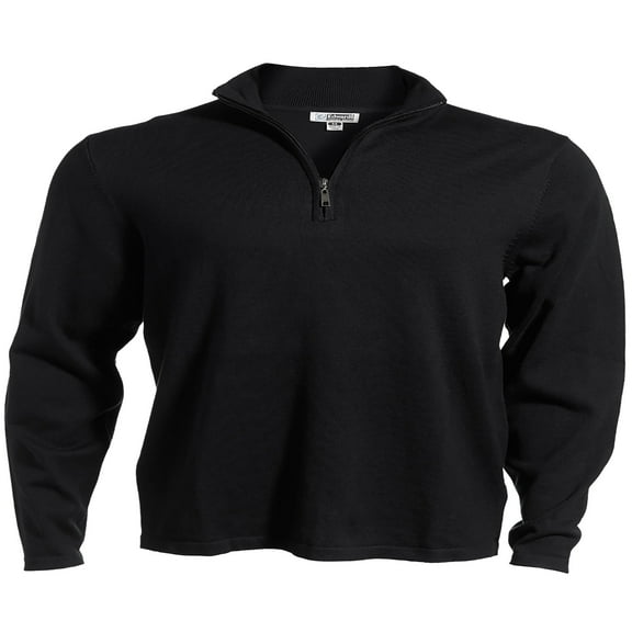 Edwards Garment Long Sleeve 1/4 Zip Fine Gauge Sweater, Style 4072