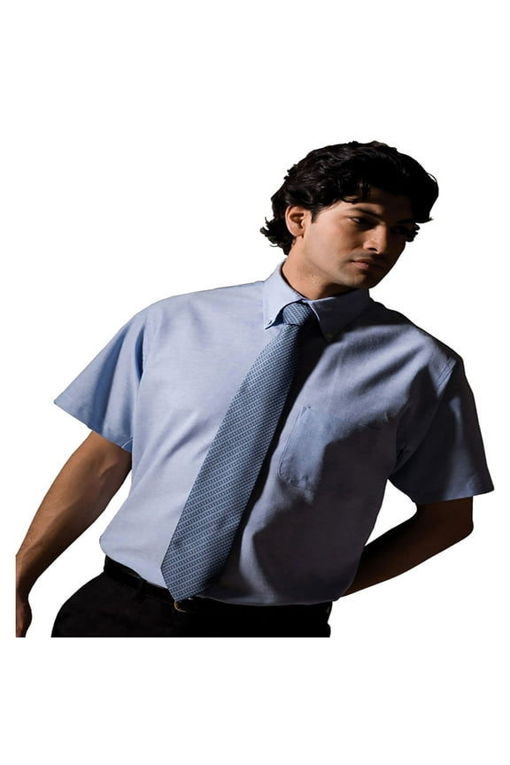 Garment Men's Big And Tall Short Sleeve Oxford Shirt, Style 1027