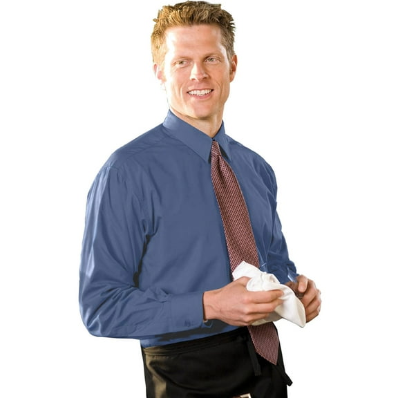 Edwards Garment Men's Broadcloth Café Button Down Shirt