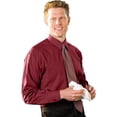 thumbnail image 1 of Edwards Men's Long Sleeve Cafe Shirt, 6XL T, BURGUNDY, 1 of 2