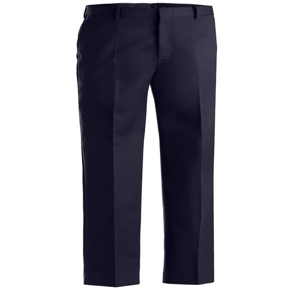 Edwards Garment Men's Business Casual Flat Front Brass Zipper Pant, Style 2510
