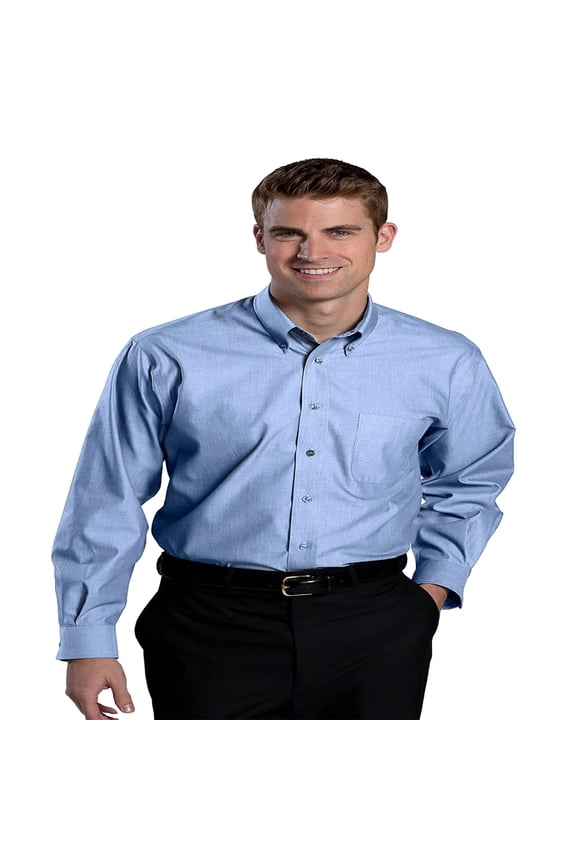 Garment Men's Button Down Traditional Dress Shirt, Style 1976