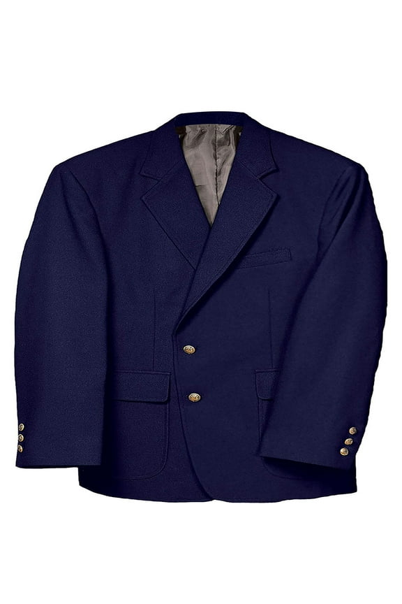 TRADITIONAL MENS BLAZER, NAVY, 40-S