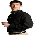thumbnail image 1 of Edwards Garment Men's Long Sleeve Button Down Poplin Shirt, Style 1280, 1 of 2