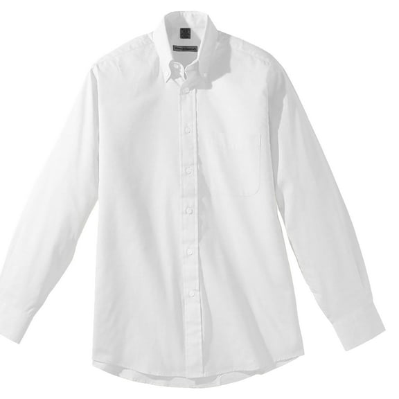 Edwards Garment Men's Long Sleeve Pinpoint Oxford Shirt, Style 1975
