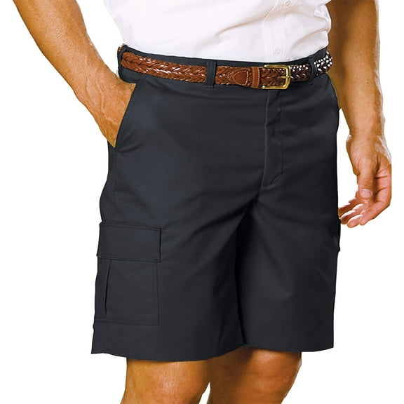 Edwards Garment Men's Moisture Wicking Casual Chino Blend Cargo Short, Style 2485