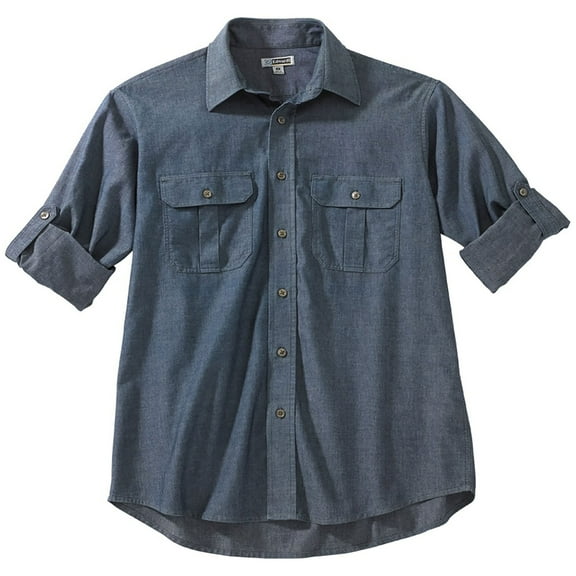 Edwards Garment Men's Roll Up Sleeve Shirt, Style 1298