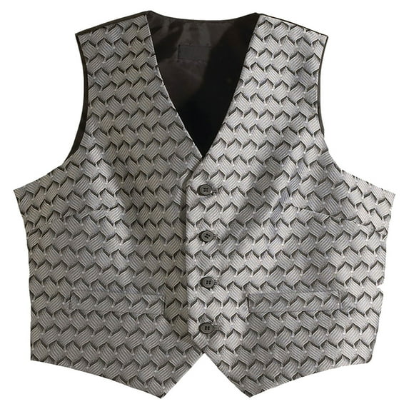 Edwards Garment Men's Swirl Brocade Pattern V Neck Vest, Style 4391