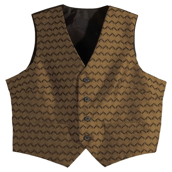 Edwards Garment Men's Swirl Brocade Pattern V Neck Vest, Style 4391
