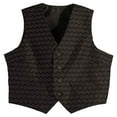 thumbnail image 1 of Edwards Garment Men's Swirl Brocade Pattern V Neck Vest, Style 4391, 1 of 2