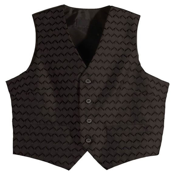 Edwards Garment Men's Swirl Brocade Pattern V Neck Vest, Style 4391