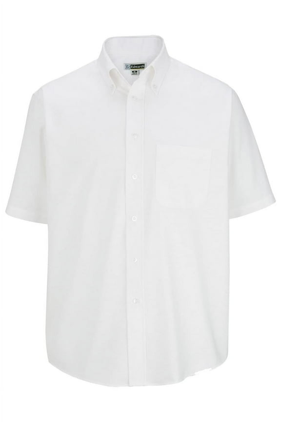 Men's Wrinkle Resistant Oxford Short Sleeve Shirt